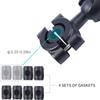 9-35mm Motorcycle Holder Handlebar Mirror Stand Car Seat Mount Bracket for GoPro Hero 12 11 9 10 Phone Action Camera Accessories