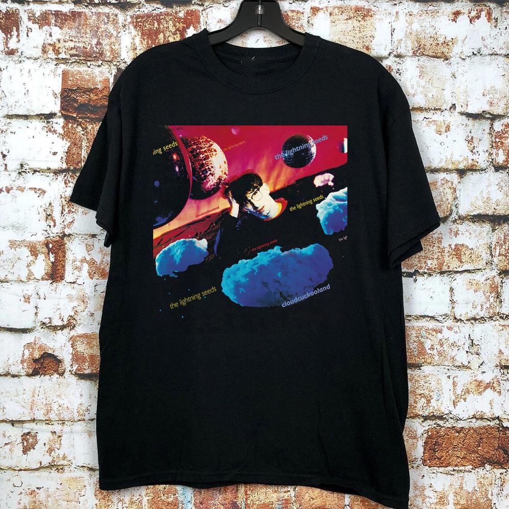 The Lightning Seeds Band Album Cloudcuckoolan wbr/ d T SHIRT SIZE S-5XL Unisex T-Shirt M