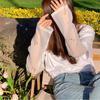 Anti-UV Stickerei Blume Eis Seide Ärmel Perlenverschluss Sonnenschutz Ärmel Atmungsaktiv Outdoor
