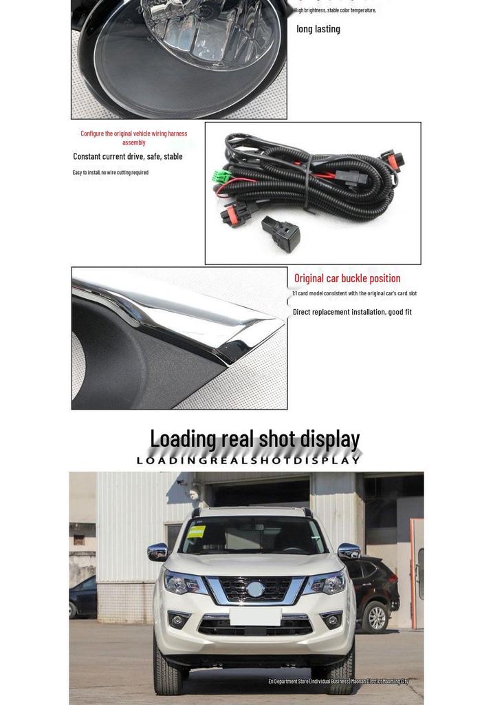 Nissan Terra 18/19/20 Front Fog Lamp & Daytime Running Light Set