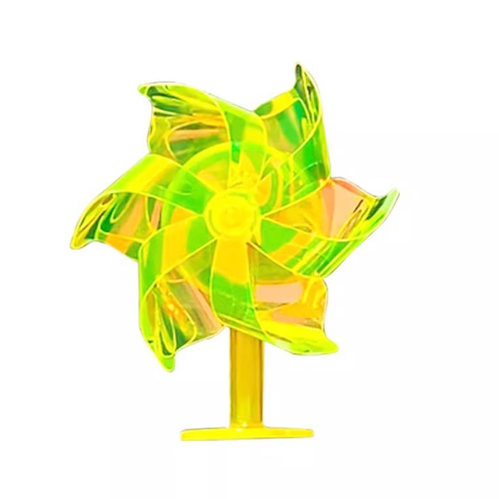 Car Motorcycle Handlebar Wind Energy Colorful Lights Windmill Ornaments Led Lights Self-Adhesive Bicycle Helmet Decorations
