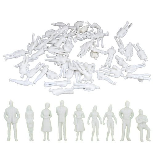 Alpha Depot Model People Diorama Miniature Minifigure Set of 100 (1/100)