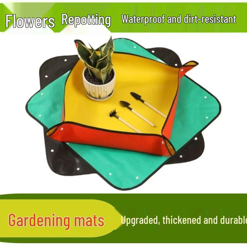 Saksı Değiştirme ve Saksı Taşıma için Su Geçirmez Ekstra Kalın Bahçıvanlık ve Balıkçılık Zemin Matı