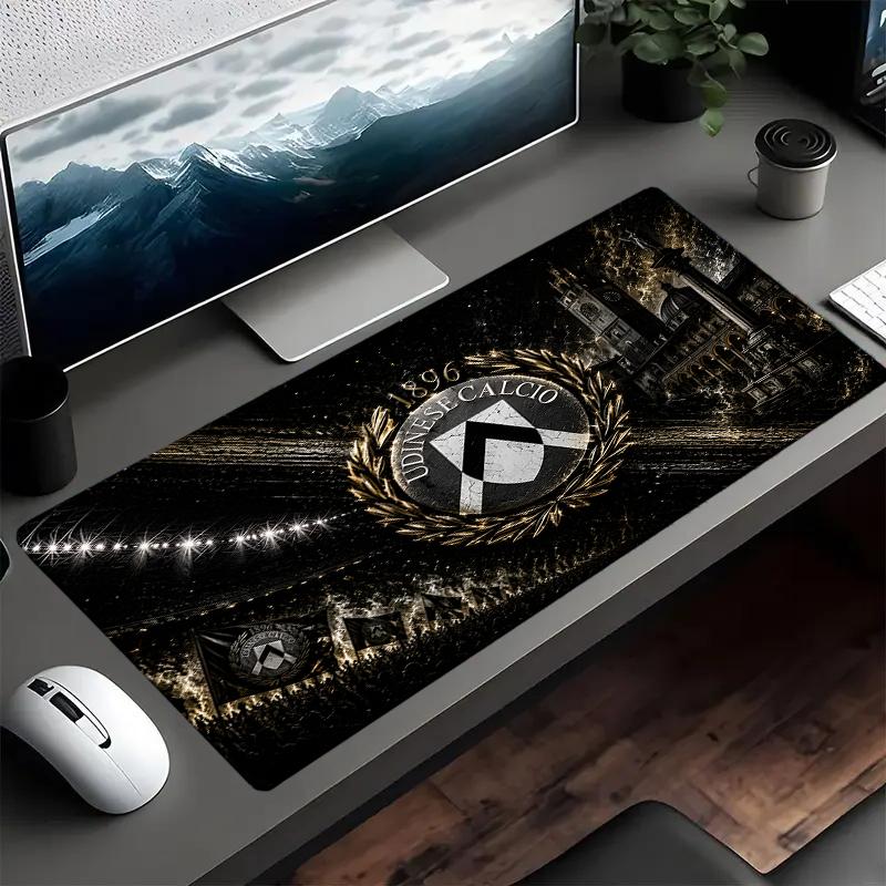 Udinese-Calcio Crest Design Mouse Pad, Gaming Mouse Pad, Keyboard Pad, Desk Decor for Computer Notebook Fan Gift Birthday Gift