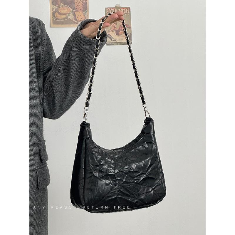 

Сумка женская 2025 новая в стиле колледжа большой вместимости для поездок на работу на одно плечо кроссбоди сумка-тоут универсальная сумка под мышкой