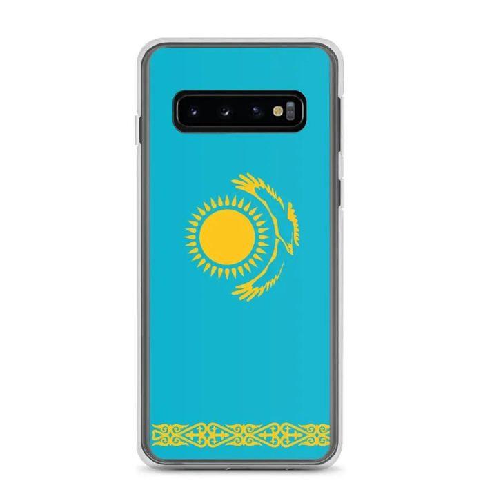 Coque Téléphone - Samsung - Galaxy S10e - Drapeau Kazakhstan - Souple - Multicolore