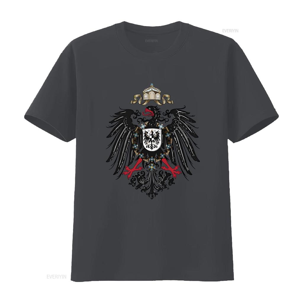Preußischer Adler T-Shirt Deutschland Souveränitätszeichen Druck Einzigartiges Design für Männer und Frauen vintage Gewaschen Vielseitig Stilvoll Lässig