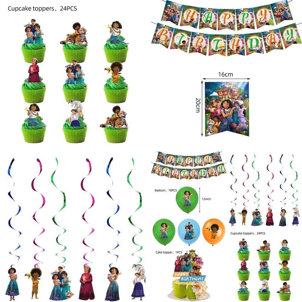 Vibrant Encanto Party Decorations Set- Make Your Child's Birthday Memorable!