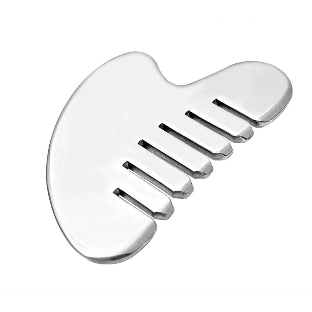 MultiFunctional Gua Sha Board Steel Scraping Board for Muscle Relaxation Face Contouring Precise Lifting Enhancement