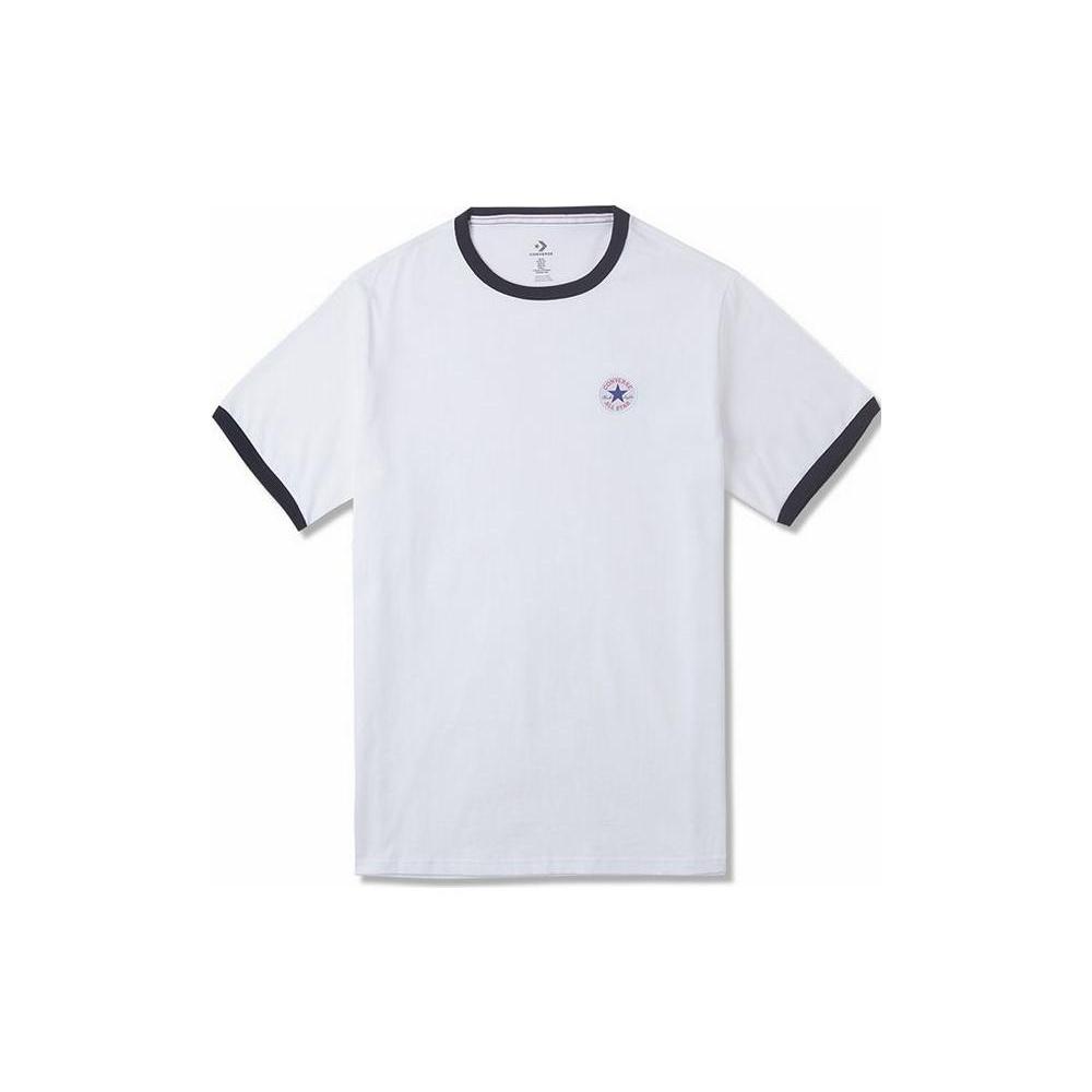 Converse Ringer Short Sleeve Tee Asia Sizing White Men s 10025909-A02 M