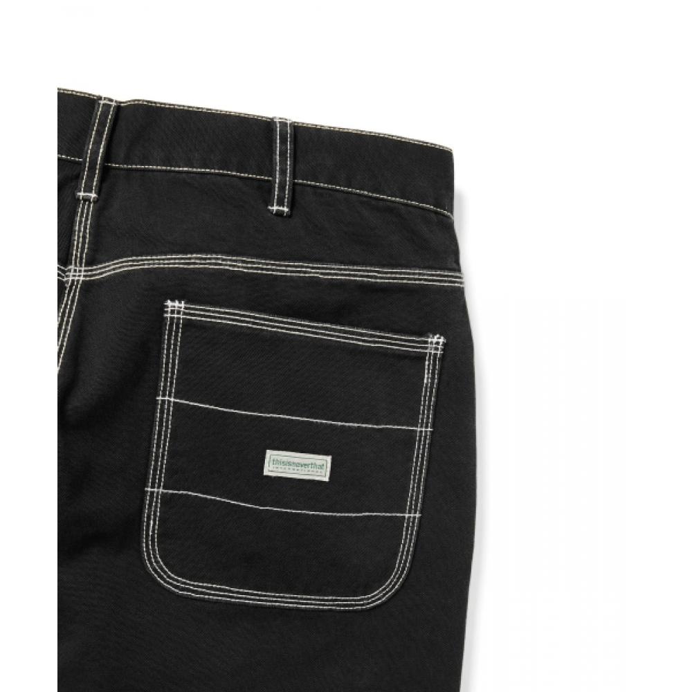 Thisisneverthat Contrast Stitch Pant Black
