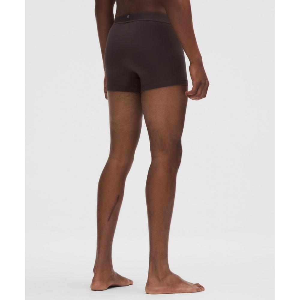 Lululemon Always In Motion Boxer Brief 3   3 Pack Sequoia Warm Ash Grey Nutmeg