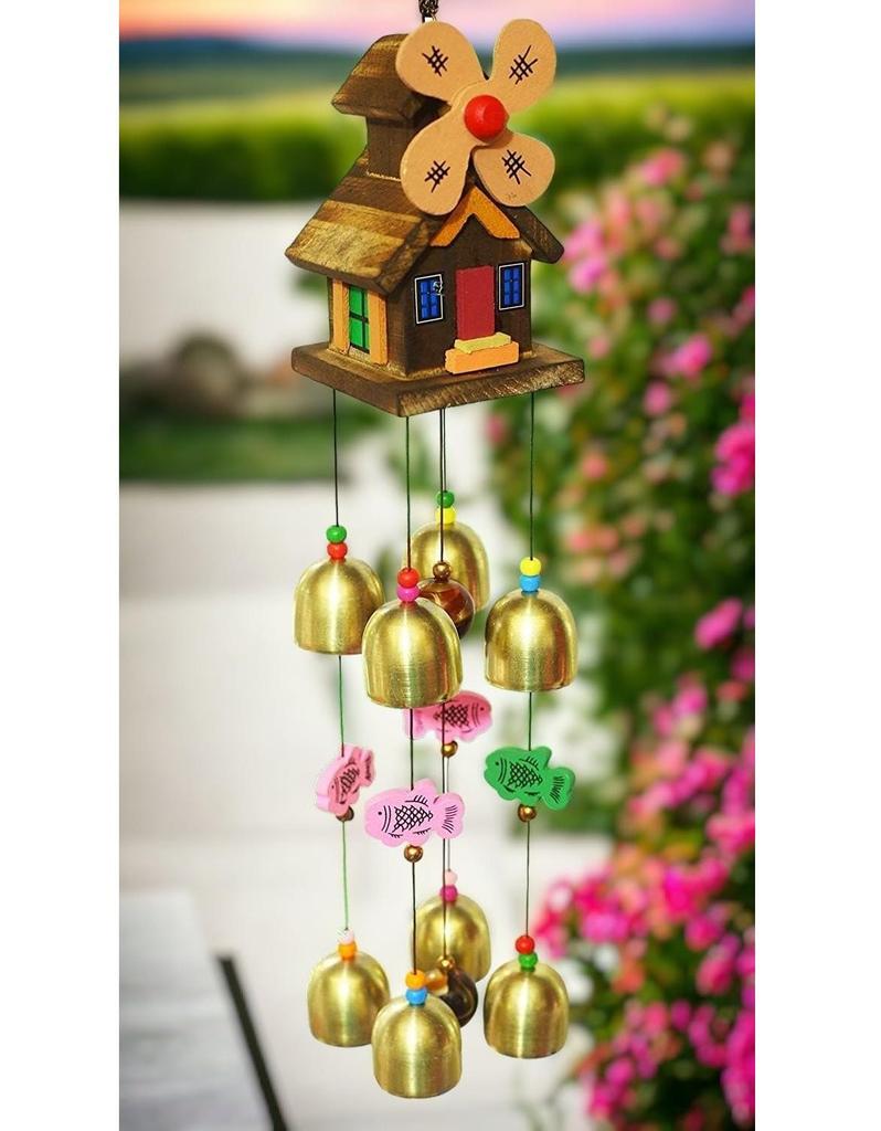 Bilder Feng Shui Windspiel für Heimdeko-Artikel | Vastu Hängeglocke zur Dekoration von Balkon, Schlafzimmer & Wohnzimmer