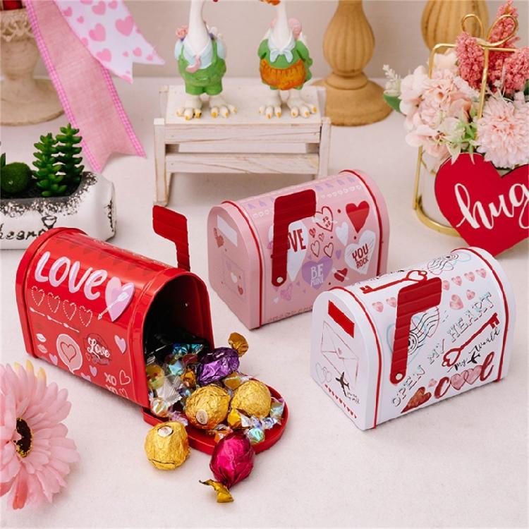 Mini Handy Container Iron Gift Box for Loose Leaf Tea Mailbox Ornaments