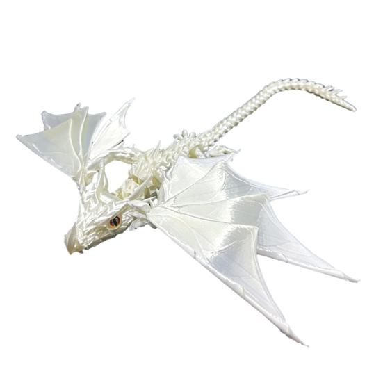 3D Printed Dragon Toy, Articulated Bird Fidget, Dragon Figurine with Movable Joints, Animal Action Figure for Kids Adults Stress Relief