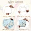 Bamboo Wood Square Embroidery Hoop Set Square Shape Cross Stitch Hoop  Home Handcraft