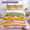 Biene Maja Customize Your Name Bedding Set Breathable Duvet Cover with Pillowcases Home Decoration Birthday Gift