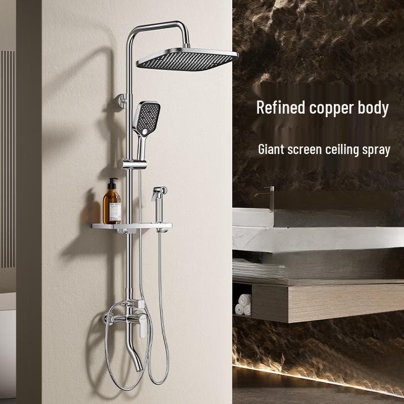 TaiYouQian Pressurized Shower Head & Faucet Set