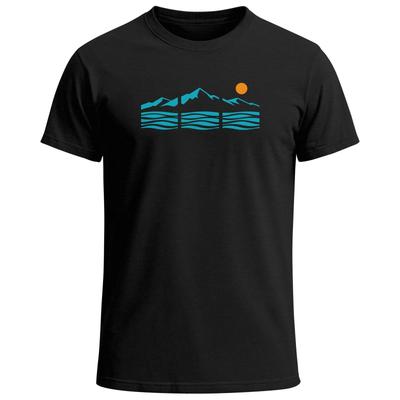 Men's T-Shirt Graphic Landscape Illustration Mountains Nature Streetwear Print Shirt-