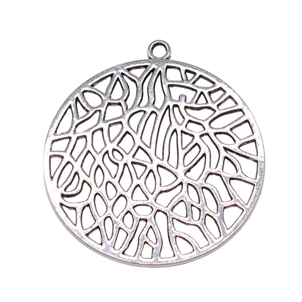 Flowers Of Life Charms Vintage Alloy Pendants For Nature Inspired Jewelry Making