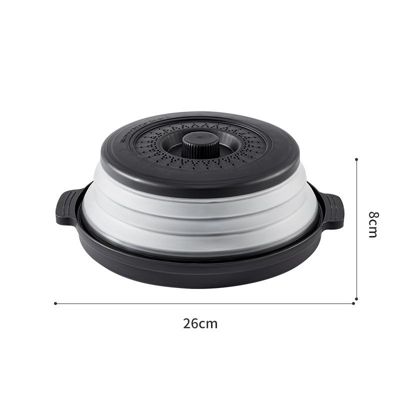 Folding Microwave Cover with Food Splash Proof Design Multi Function Heating Lid for Busy Kitchen Cooking