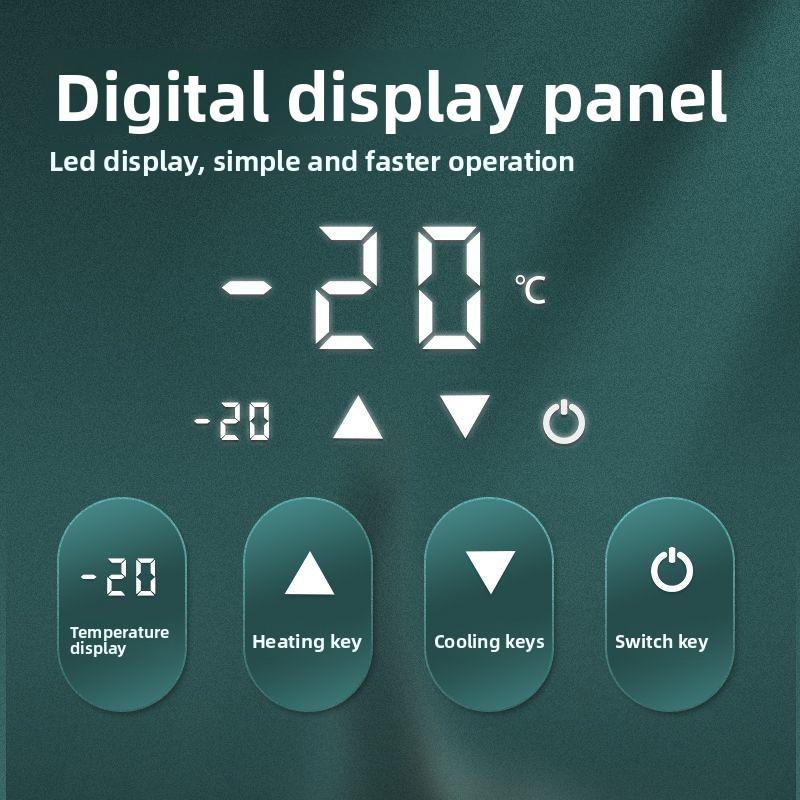 Car And Home Dual-purpose Freezer Compressor Refrigeration For 25 Years, New Camping Self-driving Small Refrigerator