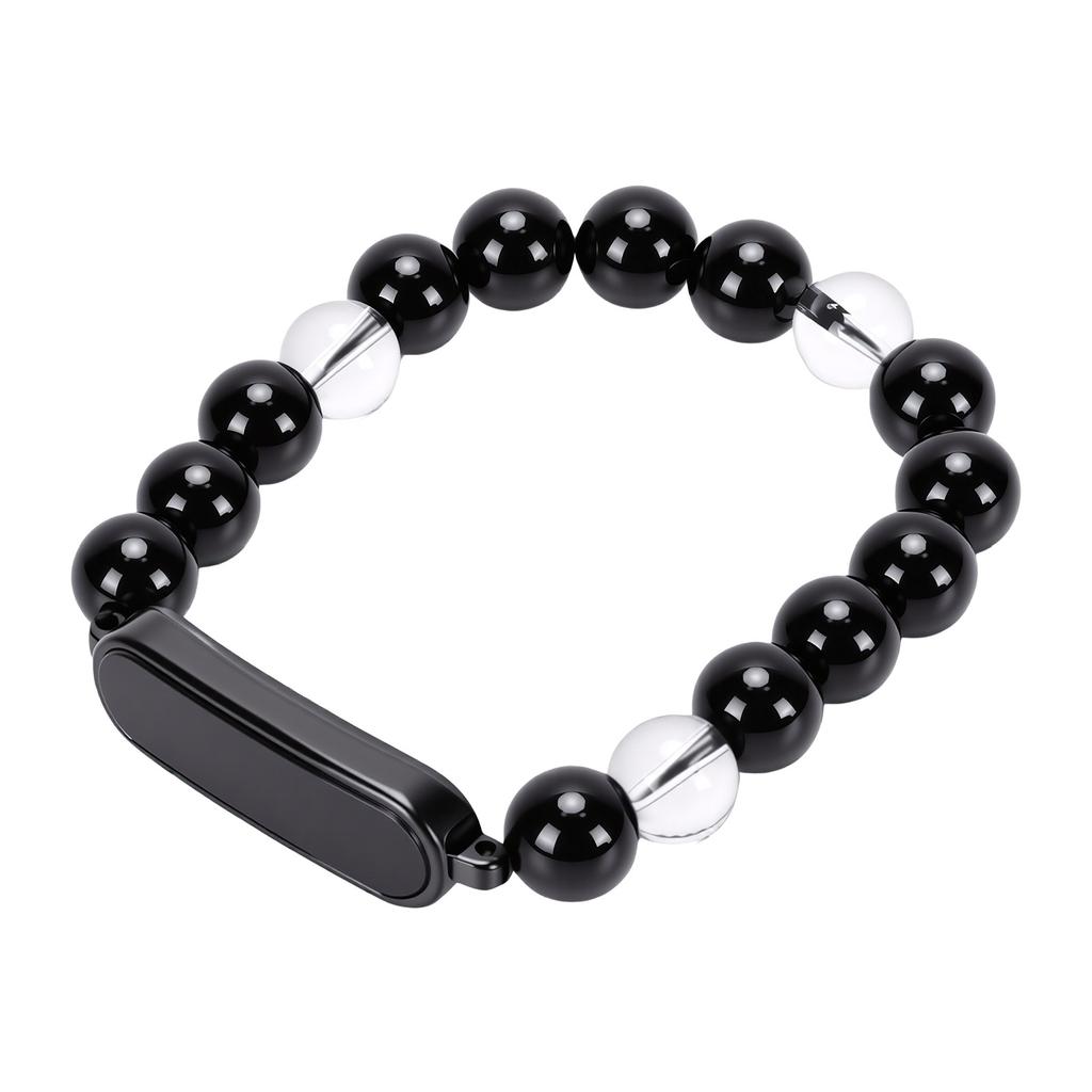 Smart Beaded Watch Bracelet Sleep Monitor IP68 Water Proof Smart Crystal Bracelet with Call Reminder Multi Sports Modes