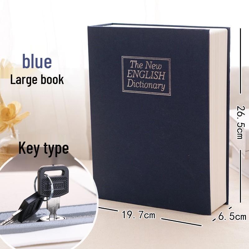 Large Combination Lock Book Safe Piggy Bank for Kids – Cute Birthday Gift for Paper Money and Coins