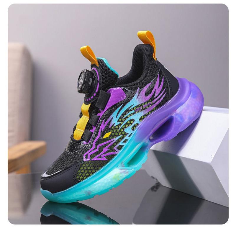 Kids Boys Breathable Mesh Soft Sole Athletic Running Sports Sneakers