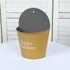Vaso da Fiori da Parete Cesti per Piante da Appendere Cesto Semicircolare Balcone Giardino