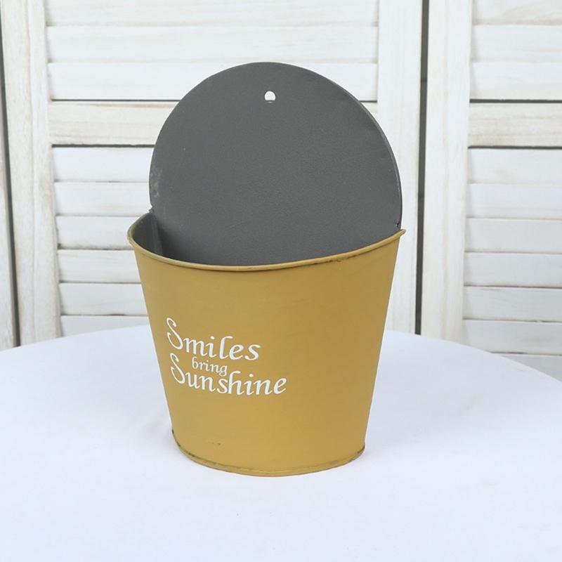 Vaso da Fiori da Parete Cesti per Piante da Appendere Cesto Semicircolare Balcone Giardino