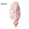 Breathable Hair Drying Towel for Hotel Microfiber Wrap, Quick Dry Anti-frizz Turban with Elastic Comfortable Cap Home Band, Super Absorbent Women Wrap