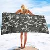 Camouflage-Muster Serie Meeresurlaub Strandtuch Badehandtuch Mikrofaser Sporttuch