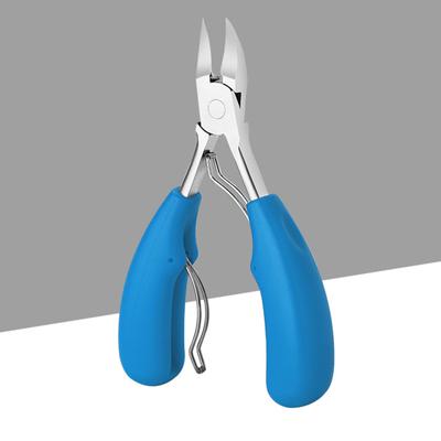 Tijeras para cutículas, 2 colores a elegir, cortaúñas exfoliantes de acero inoxidable, herramienta de pedicura, cortaúñas de color sólido