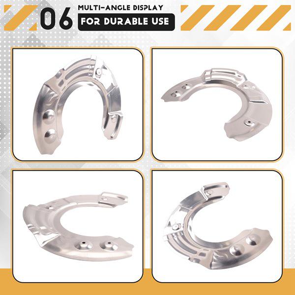 Left Brake Dust Shield for BMW 567 Series F10/F11/F07/F06/F12 - Part 34116775265
