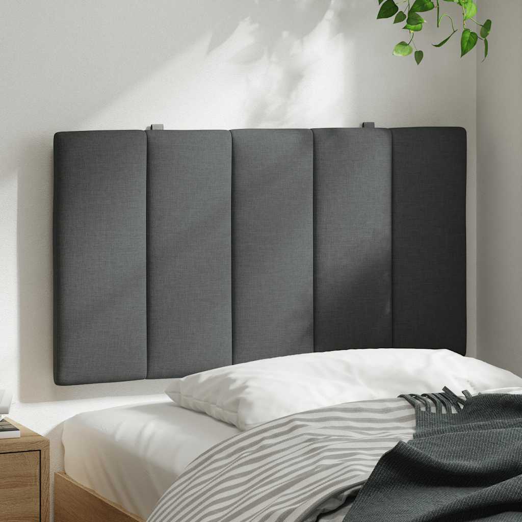 Headboard Cushion Hanko Dark Grey 80 cm Fabric