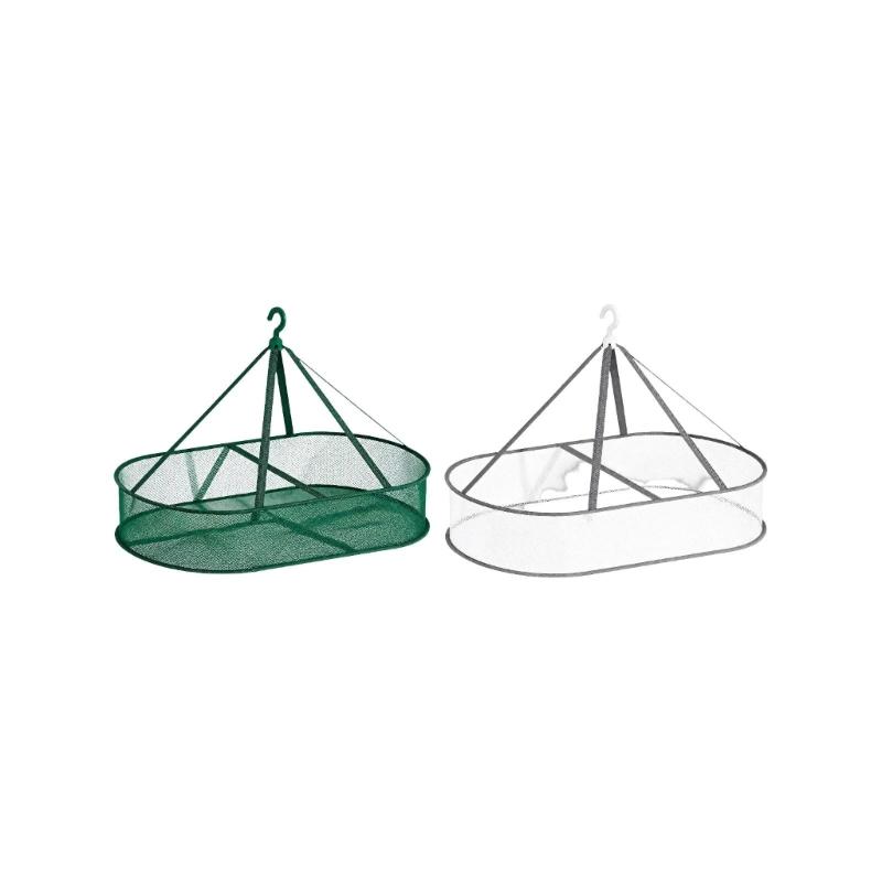 Sweater Drying Rack 2-Pack with Open Woven Platforms, Raised Edges, and Flat or Hanging Placement for Laundry Care