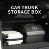 Car Trunk Fold Large Capacity Organizer Bag Storage Leather Tidying Box Accessories For Benz CITAN VITO SPRINTER CLS SLK Sport
