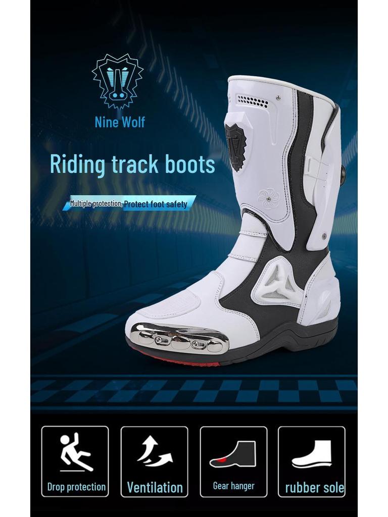 Unisexové motocyklové jezdecké a závodní boty - Off-road, krátký styl, vhodné pro čtyři roční období.