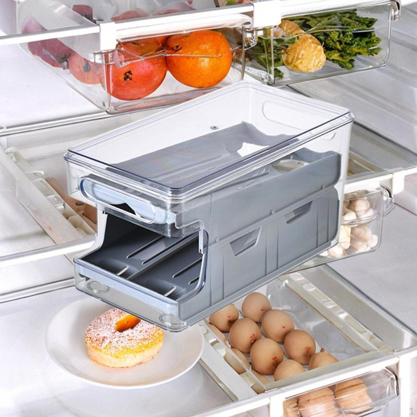 

Автоматический держатель дозатора яиц для штабелируемого хранения в холодильнике, автоматический ролик серый