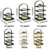 Large Capacity Side Dish Rack Matal Food Sorting Tray Practical Vegetable Storage Tray  Shoes