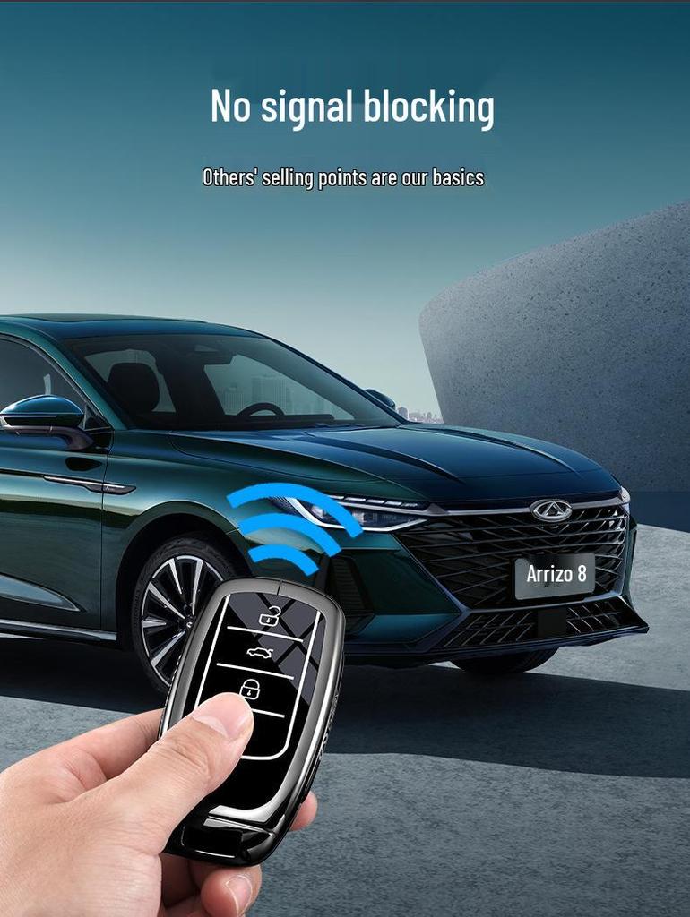 2025 Chery Tiggo Schlüsselhülle für Tiggo 8 Pro/9/8 Plus/8L/7 Plus, Arrizo 8 Autoschnalle Schale