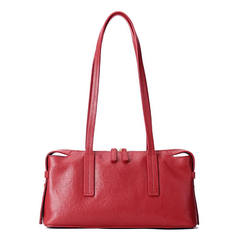 Genuine leather Business Casual Underarm Bag