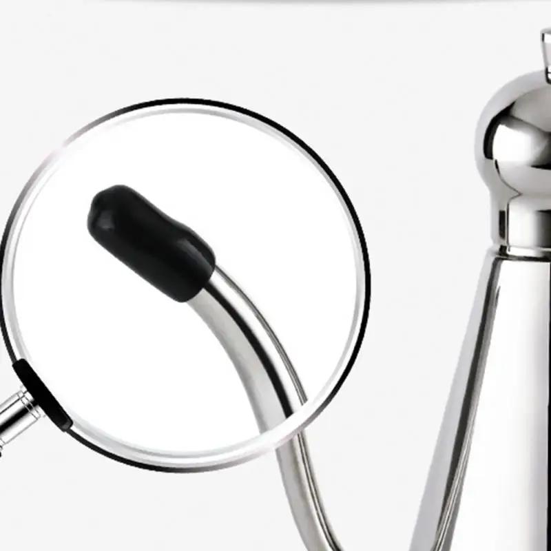 Condiment Storage Container Seasoning Vinegar Dispenser Stainless Steel Oil Bottle Teapot Non-toxic Dustproof Kitchen Accessory