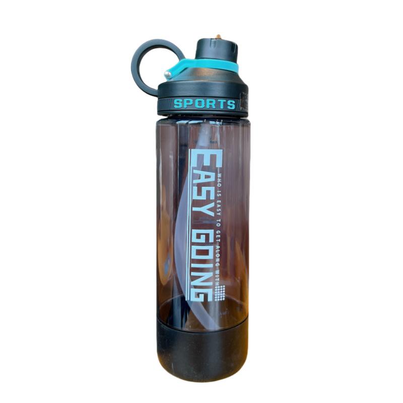 Water bottle1011 summer sports outdoor sports water cup high value male and female students double drinking straw cup easy trend
