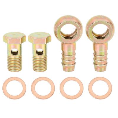 Conexões de Parafuso Espigão para Mangueira Banjo de Diâmetro Interno 14mm para Parafusos Banjo Jogo para Carro de 2