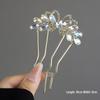 Elegant Pearl U-shaped Hairpin for Women - New Chinese Style Updo Accessory 2025