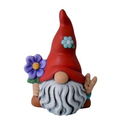 Statue Model Handmade Workmanship Dwarf Decorative Eye-catching Garden Excellent Statue Display for Yard