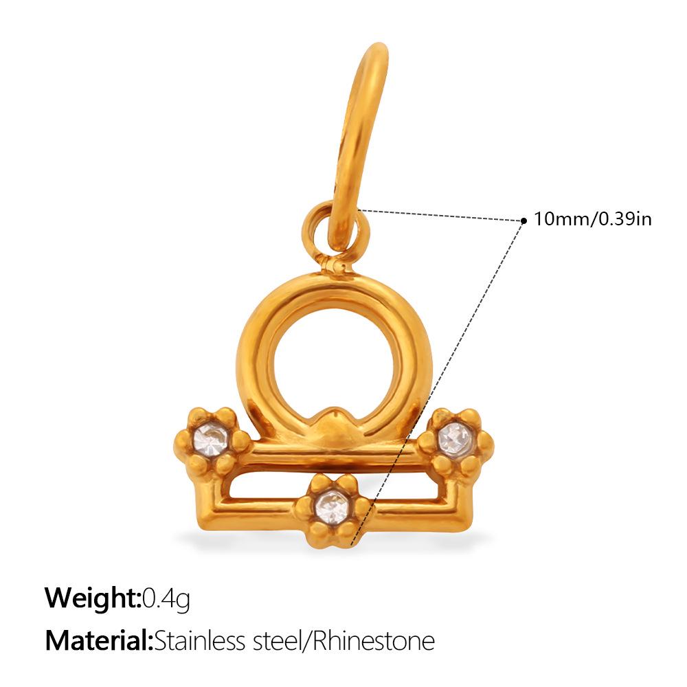 Luxury Zodiac Diamond Necklace Pendant – High-End Elegance In European & American Niche Design