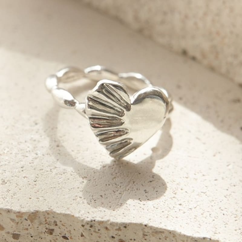 BELLOOGGI Frill heart ring